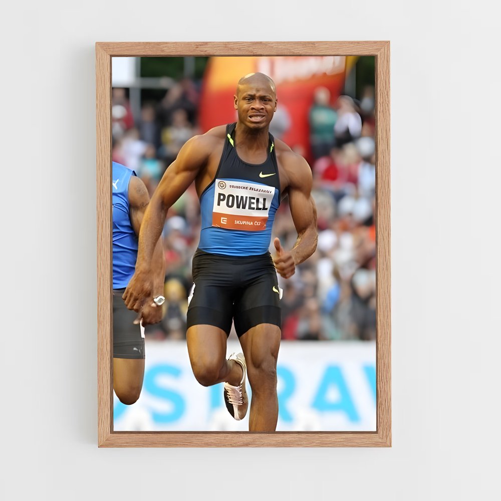 Poster Course d'Asafa – affiche Athlétisme (vue 4)